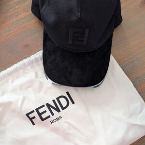 Fendi Black Baseball Cap